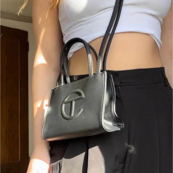 Telfar | NWT small black shopping bag mini purse - Picture 1 of 14